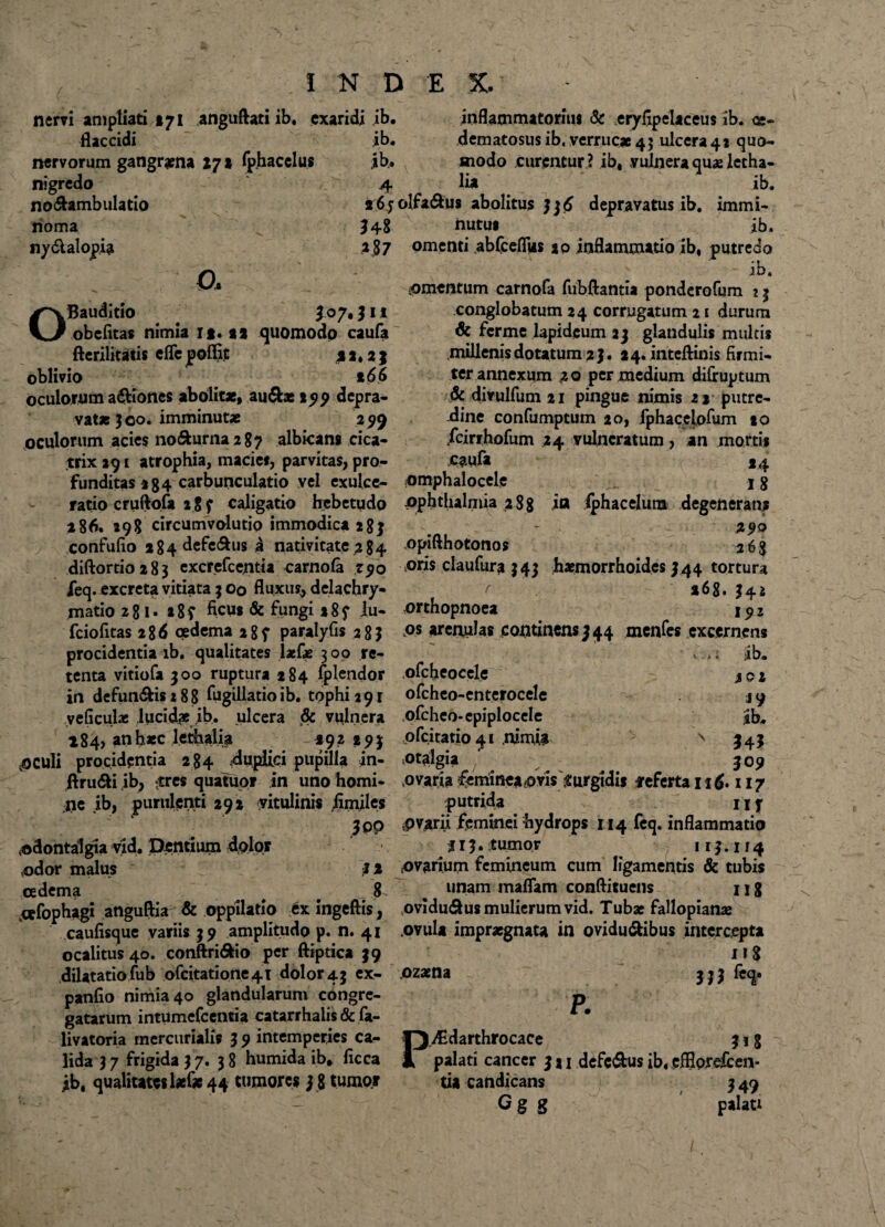 nem ampliati 171 anguftari ib. exaridi ib. flaccidi nervorum gangrena 271 fphacclus nigredo no inambulatio noma ny&alopia o. OBauditio 307,31* obefitas nimia it* as quomodo caufa fterilitatis elfe poffif 2 2 ♦ 2 3 oblivio * 66 oculorum a&iones abolitae, au&ae 299 depra¬ vatas 300. imminutae 299 oculorum acies no&urna2g7 albicans cica¬ trix »91 atrophia, macie», parvitas, pro- inflammatoriiH & eryfipelaceus ib. ce- ib. dematosus ib. verrucas 4$ ulcera4* quo- ib. modo curentur ? ib, vulnera quas letha- 4 lia ib. *6jolfa&us abolitus 336 depravatus ib. immi- 348 nutus ib. a$7 omenti abfcefius jo inflammatio ib, putredo ib. tomentum carnofa fubftantia ponderofum j 3 conglobatum 24 corrugatum 21 durum Sc fcrme lapideum 23 glandulis multis millenis dotatum 23. 24. inteftinis firmi¬ ter annexum 20 per medium difiruptum & divulfum 21 pingue nimis ly putre¬ dine confumptum 20, fphacelofum 10 fcirrhofum 24 vulneratum, an mortis caufa 24 funditas 284 carbunculatio vel exulce- omphaiocele 18 ratio crurtofa 1 g f caligatio hebetudo Ophthalmia 288 ia iphacelum degenerans 286. 298 circumvolutio immodica 2gj - 290 confufio 2g4defc&us 4 nativitate 284 opifthotonos a6g diftortio 2 83 excrefcentia carnofa 290 ons claufura 343 haemorrhoides 344 tortura feq. excreta vitiata 3 00 fluxus, delachry- r 268. 342 matio 281. 2 g y ficus Sc fungi 2 8 f Iu- orthopnoea 1 92 fciofitas 286 oedema 289 paralyfis 283 os arenulas contincns344 menfes excernens procidentia ib. qualitates latfje 3 00 re¬ tenta vitiofa 300 ruptura 284 fplendor ofcheocele in defun&is 288 fugillatio ib. tophi 291 ofcheo-enterocele veficulae lucidas ib. ulcera Sc vulnera ofcheo-epiplocele 184> anhasc lethalia 192 293 pfeitatio41 nimia OCUli procidentia 284 duplici pupilla in- otalgia ftru&i ib, tres quatupr in uno homi¬ ne ib, purulenti 292 vitulinis iimiles }oo pdontalgia vid. Dentium dolor pdor malus 2 % oedema 8 pefophagi anguftia Sc oppilatio ex ingeftis - j * ;lb» % Qi 19 ib* 309 ovaria feminea ovis Surgidis feferta 116.117 putrida 11 \ pvarii feminei hydrops 114 feq. inflammatio j 13. tumor 113.114 ovarium femineum cum ligamentis Sc tubis unam maflam conftituens 11 g ovidu&us mulierum vid. Tubae fallopianae caufisque variis 39 amplitudo p. n. 41 .ovula impraegnata in ovidu&ibus intercepta ocalitus 40. conftri&io per ftiptica 39 118 dilatatiofub ofcitatione4t dolor43 ex- ozaena 333 feq* panfio nimia 40 glandularum congre- p gatarum intumefcentia catarrhalis & fa- ** livatoria mercurialis 3 9 intemperies ca- JJyEdarthrocace 31 8 lida 3 7 frigida 3 7. 38 humida ib, ficca 1 palati cancer 3*idefc&usib,effloteIcen« jb, qualitates l*f* 44 tumores j 8 tumor tia candicans 349 Gg g palati