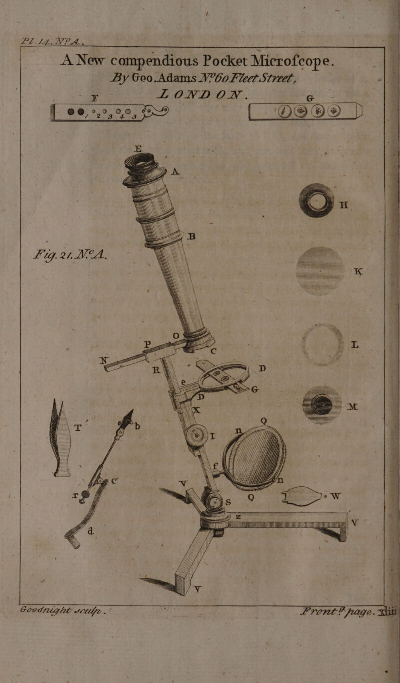 Lon — A New compendious Pocket Microfcope. By Geo.Adams W°60 Fleet Strect, 3 ane. LONDON. eg - at OCs oe EOTCICOND IN| Ss = ——* = SS = 2L IMI | VO =~ . { s