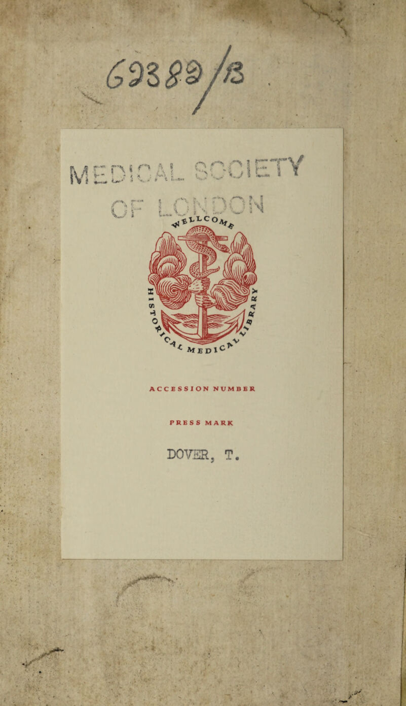 t * V ACCESSION NUMBER PRES S MARK DOVER, T.