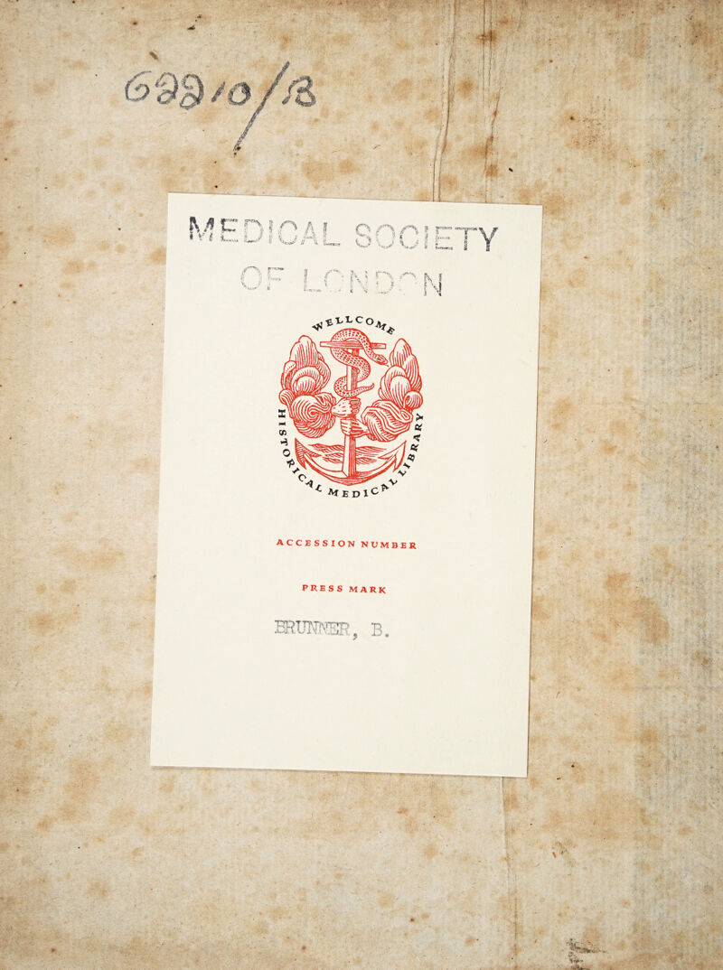 *■ ACCESSION NUMBER PRESS MARK RPTTTWTO un.uiv.j m ■ K