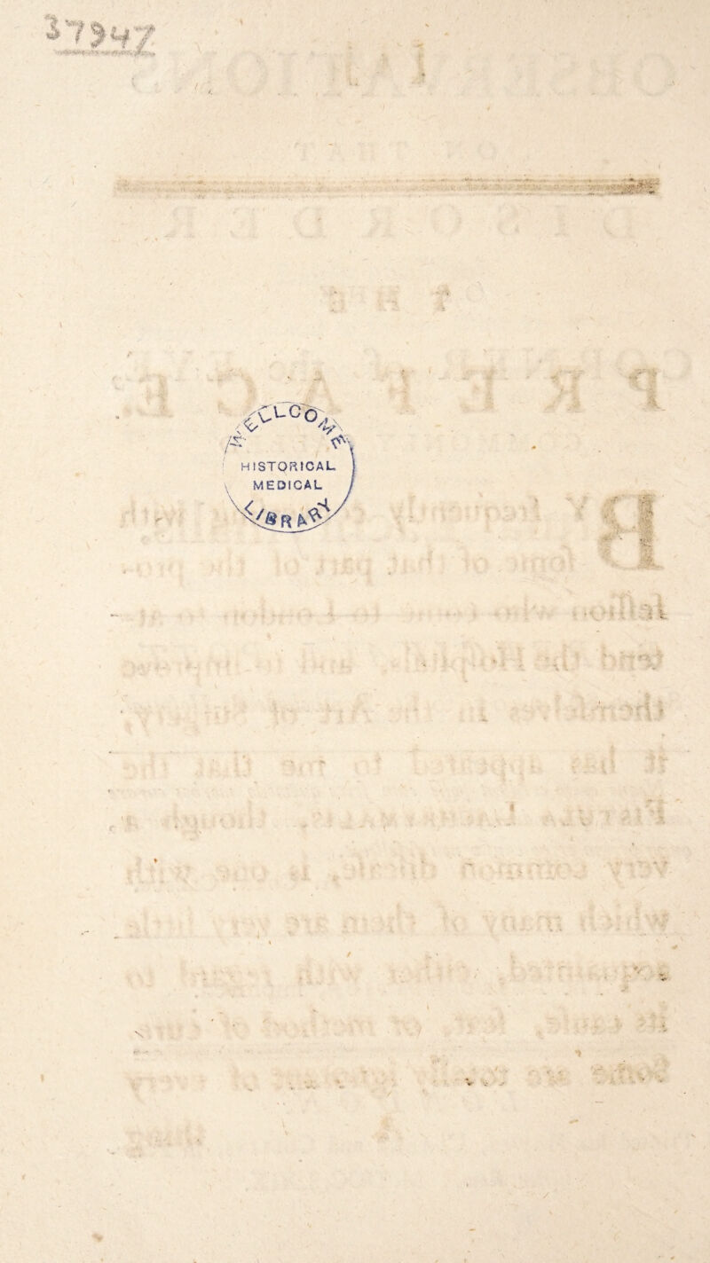 -) ‘-T*rf iv,». \ & Cl c0. ^v. HISTORICAL j \ MEDICAL / ; c; .0 If M ‘r & \j& spj? 1 %