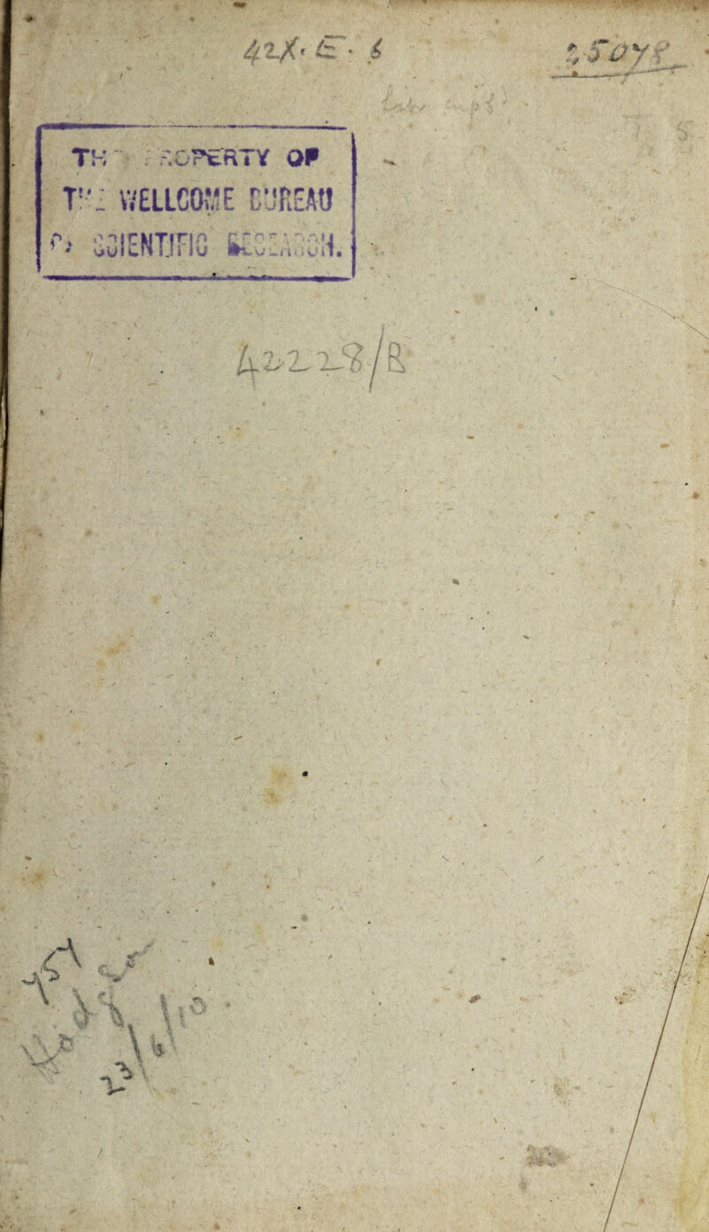 WELLCOME C’JHEAU lENTiriG IIScA 1, <-