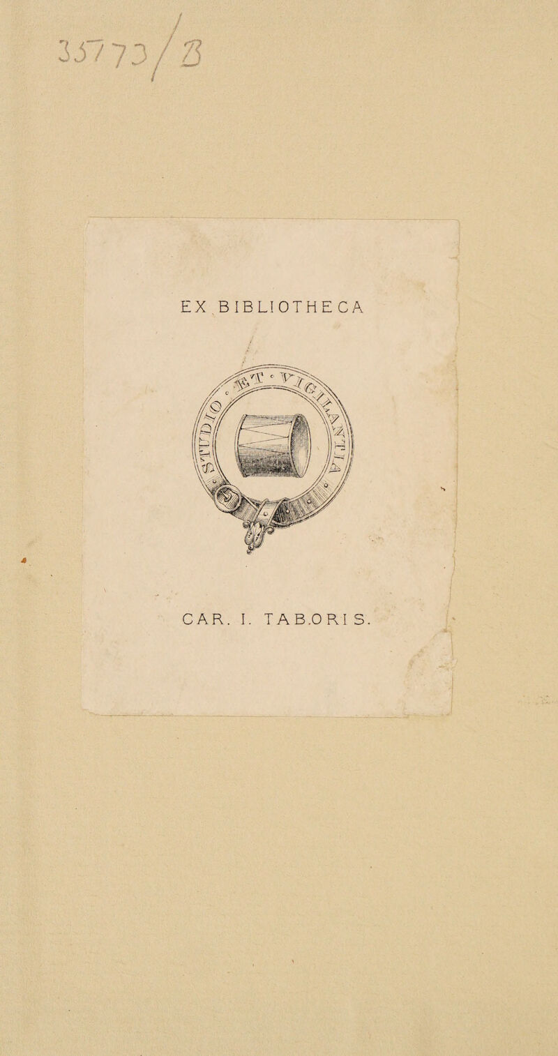 EX BIBLIOTHECA