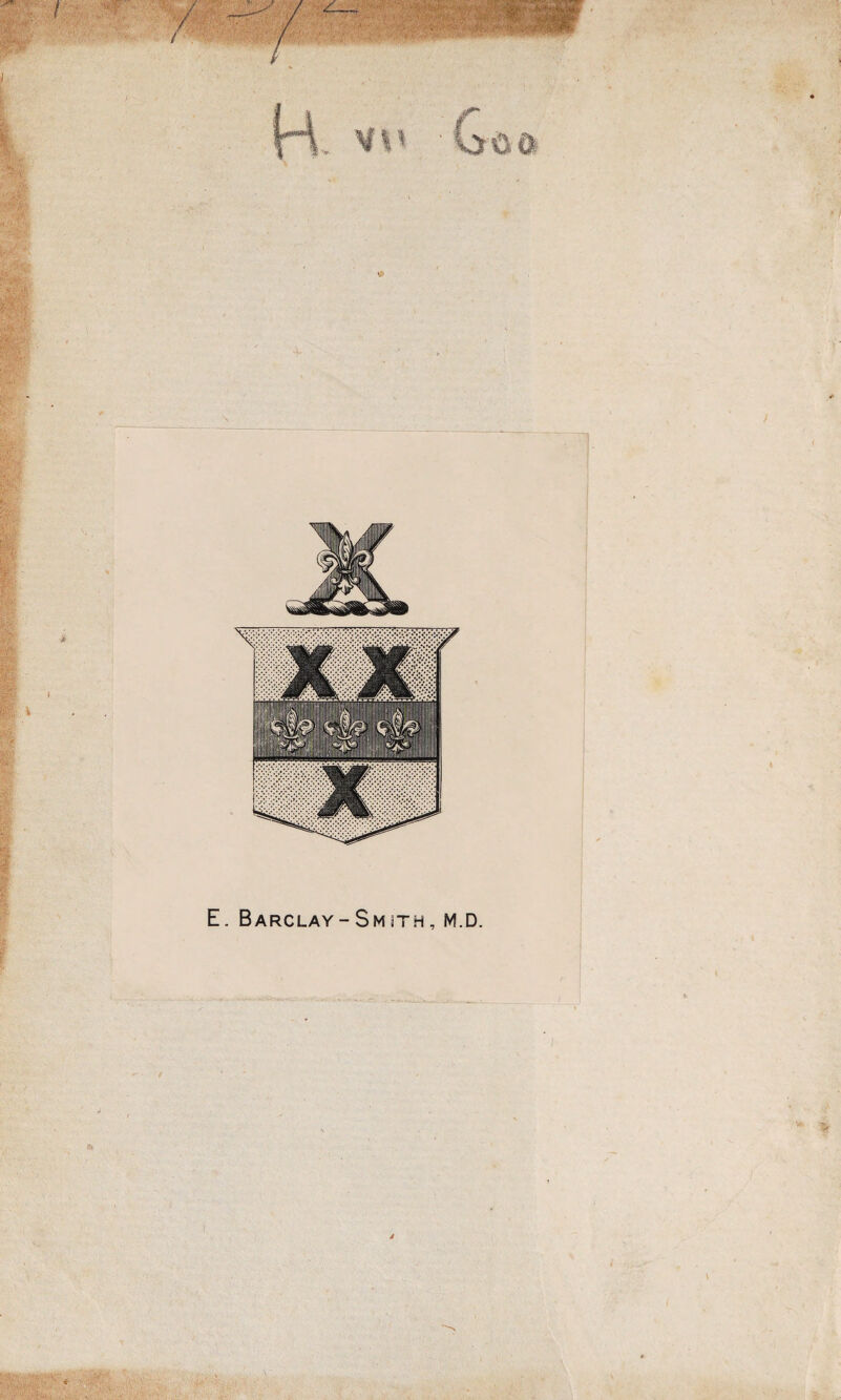 I E. Barclay -Smith, m.D.