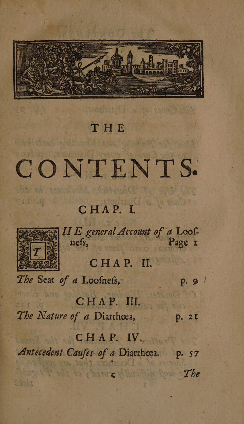 c Cc HA P. L (fy a ae] TE general aon ve a rise T— I~] nefs, — _ Page r (ERINe CHAP. It. The § aes of a Loofness, p. 9 / CHAP. I The Nature if a Diarrhoea, p. 22 ae CHAP. TV sex | Antecedent nae of a Diatchoea. p- 57