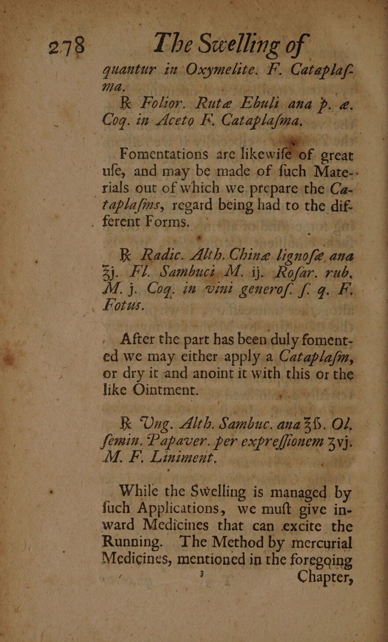 Ma. Larnenehsiate are Likewif@no€. oreat ik Radic. Ath, Chime Pisin ana , After the part has 18 duly cakes like Ointment. R Dag. Ath, cys ak ana 1236. Ol, Semin, Papaver. per parte onem vy M. F, Liniment, * ward Medicines that can excite the Medicines, mentioned in the foregqing = / rae =r * ~ Ce ee, a ee ee ee ee ae ee ee ae ae, ct hg i ane