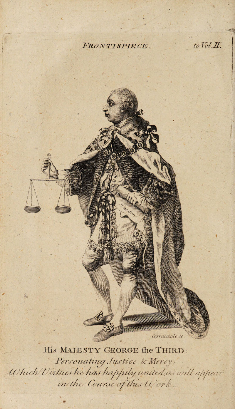 His Majesty George the Third: Verso n a fa na Jus ticc k Mercy: fUfucA ‘/J/fatu-cs fie Asm Aia/iJuli/ urnf/rsf/hi wU • ✓ / / • /ns tries Journo off Am (A 'orf FllOSSTISriK CE Co VoI.E.