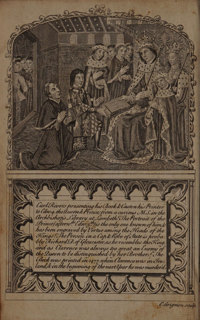 asbeen engraved bp tpraciinang ther i Hinge She ervon ina lark hoe ofr Ve thy echard-D. of Gloucester, ad heresembles A “King, Wi and as Clarence wad always too great am Enemy of VW of t the nertlfear he was murderd,