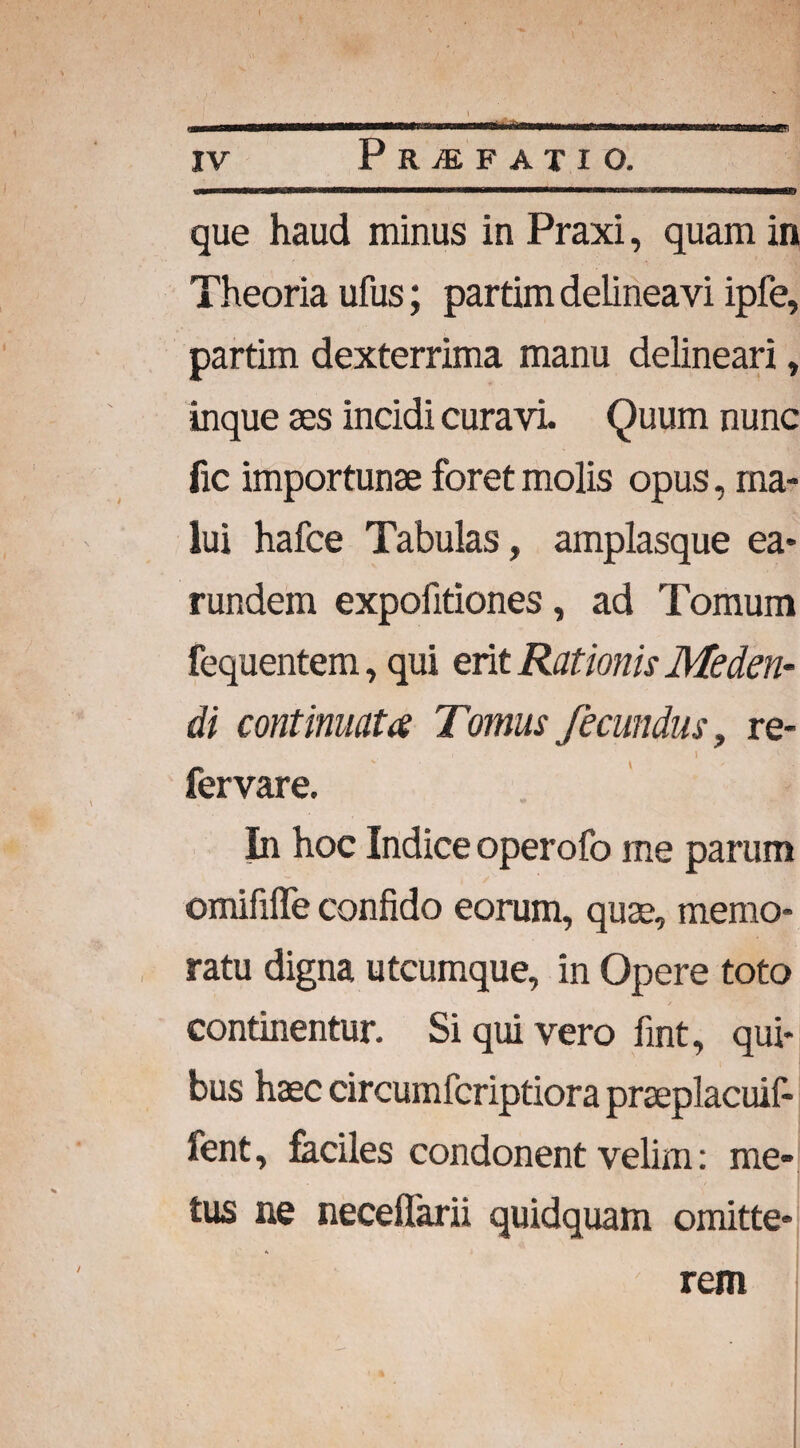 iv Praefatio. que haud minus in Praxi, quam in Theoria ufus; partim delineavi ipfe, partim dexterrima manu delineari, inque ses incidi curavi Quum nunc fic importunae foret molis opus, ma¬ lui hafce Tabulas, amplasque ea* rundem expofitiones, ad Tomum fequentem, qui erit Rationis Meden¬ di continuata Tomus fecundus, re- t' \ fervare. In hoc Indice operofo me parum omifiiTe confido eorum, quae, memo¬ ratu digna utcumque, in Opere toto continentur. Si qui vero fint, qui¬ bus haec circumfcriptiora praeplacuif- fent, faciles condonent velim: me¬ tus ne neceflkrii quidquam omitte¬ rem