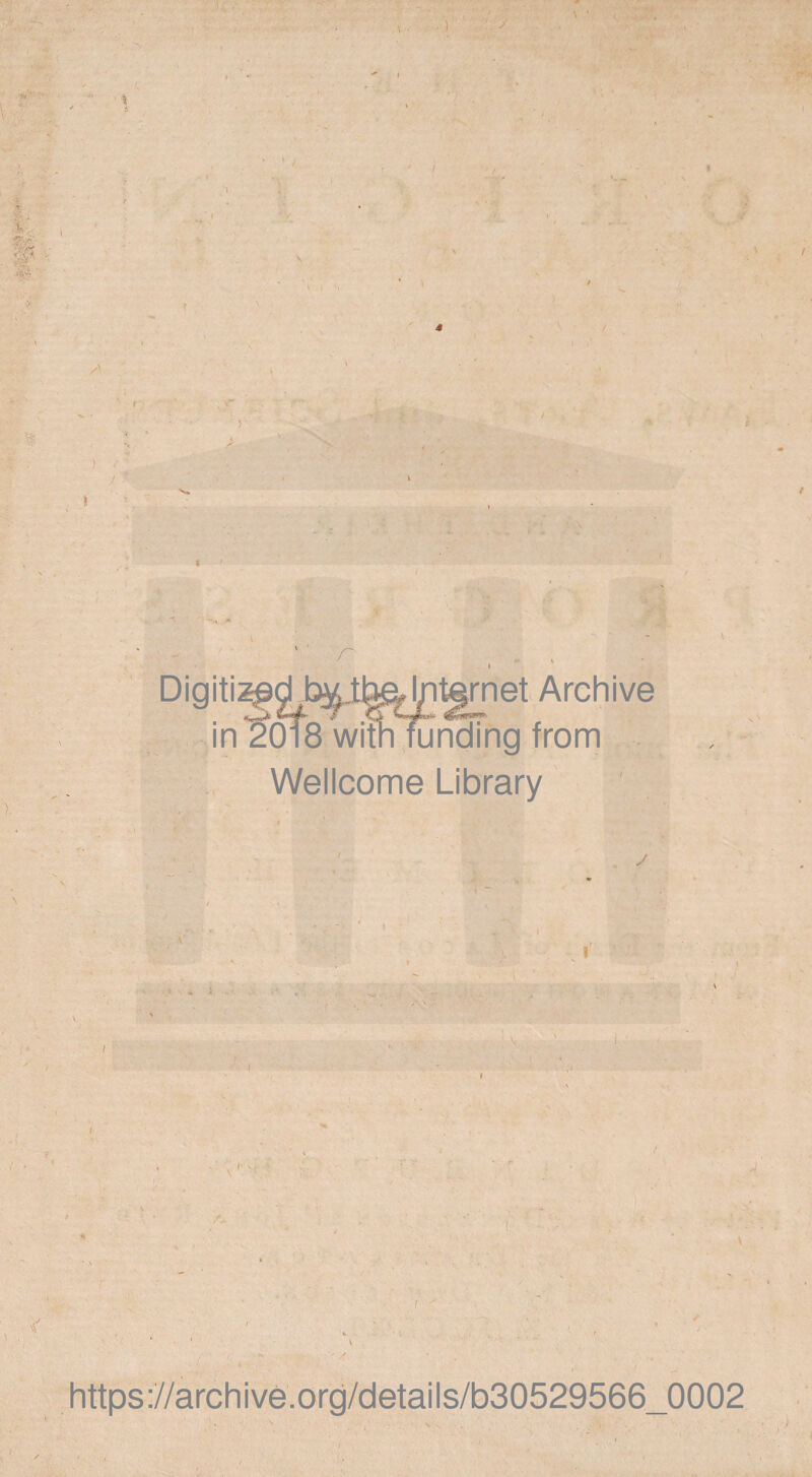 Digitized b^Jtbç# Internet Archive in^ot8 with Rinding from Wellcome Library ! ' . S / V \ I v https://archive.org/details/b30529566_0002