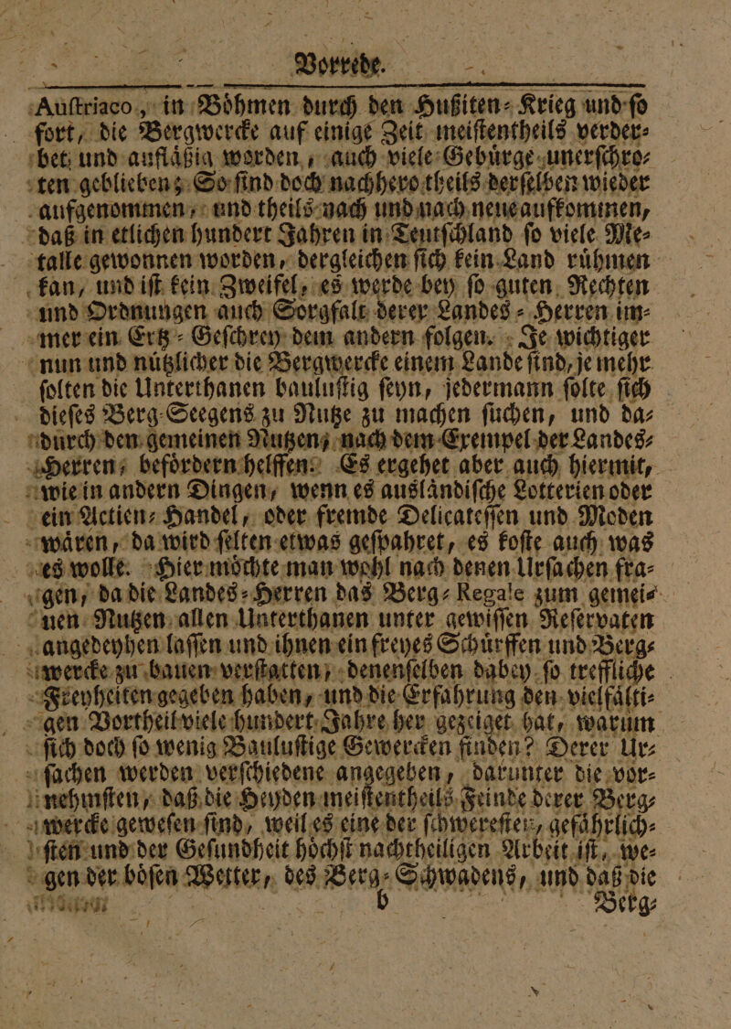 ep * 7 8 5 er * x | 5 \ Vo | | | U; REDE - (yr * 3 5 9 A } * es werde bey ſo guten Rechten d Ordnt ch Sorgfalt derer Landes ⸗Herren im- mer ein Ertz⸗ Geſchrey dem andern folgen. Je wichtiger 8 s 5 Nins 4243 1 nee N 4 Ef FR N f 1 _ 3 - * : . ‚A er