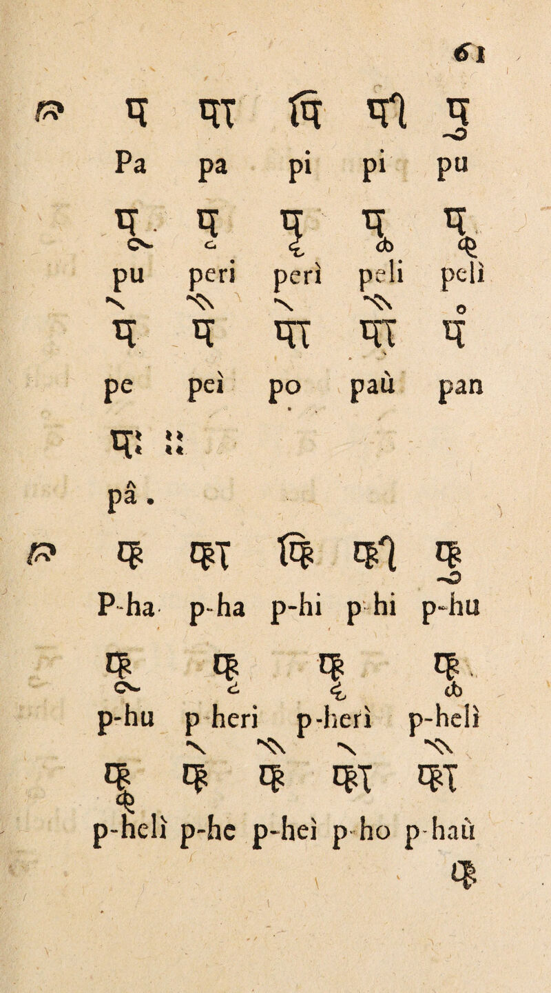 ft c -O Pa pa P1 Pi pu *T - n IT n n cv a i db pu peri peri peli peli *S *<N A •n nn 0 n m \ » v n pe pei po * ' t, pau pan pa. u j \ R $ O- t?T P ha p-ha p-hi p hi p~hu i Cp . ^ <£, <k p-hu p heri p-heri p-heli •v ^ ss m T$ $ qgtx rn p-heli p-he p-hei p ho p haii \ ^ *• /