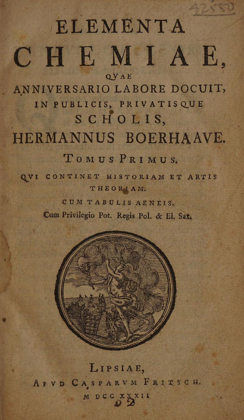 .ELEMENTA (€ HEMTAE. QYAE | ANNIVERSARIO LABORE DOCUIT, IN PUBLICIS, PRIVATISQUE | LOW S C H s) L I S, | WC 1 . HERMANNUS. BOERHAAVE. 4 Towus PRIMUS ; (Ry CONTINET HISTORIAM ET ARTIS : n THEORgAM. | idu i M |. 06UM TABULIS AENEIS. m nó P [- | RAE Pot. - Regi Pol. & Bs $us E: S. Li z LAE, i d 4 EA RY » C A, SP ARVM F R 1 x sec i. a CU po E Dcc x: AE |