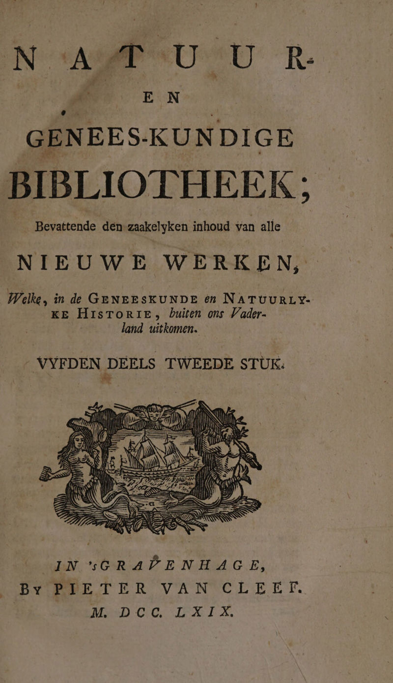 : N Agf “UU Rr ä E N GENEES-KUNDIGE BIBLIOTHEEK; _ Bevattende den-zaakelyken inhoud van alle NIEUWE WERKEN, Welke, in de GENEESKUNDE en NATUURLY- KE HrIsTORIES, buiten ons Vader- land uitkomen. _VYFDEN DEELS TWEEDE STUK. me ) 1 SL OE eN allin EN 5 ONIN (1 rn hanen: cj) N HDN dl (OZ IE oee : URG WN iklnredn Se n IN ;GRAPENHAGE, DEET ER VANCLEE FR | MED DIG UEIK
