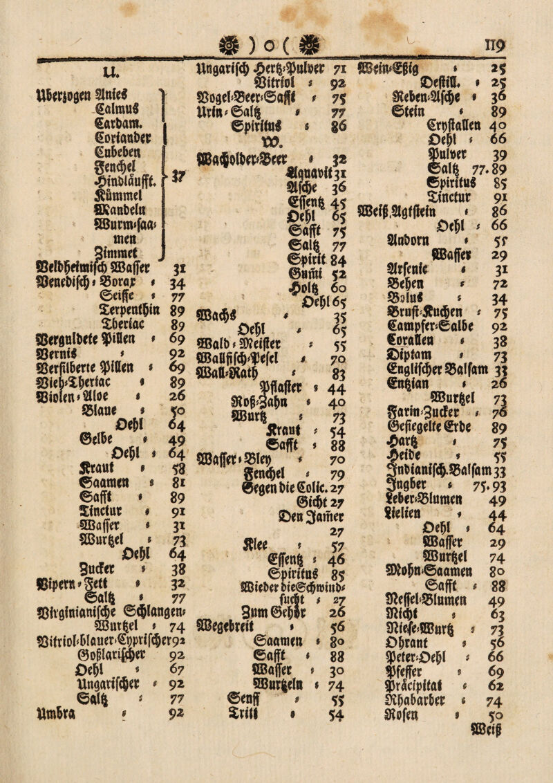 L- 1 >» §I 34 77 u, Ubmogm Stofet €alnw$ €arbam. « Cortanbet | €obebm gen^el Jptnblaufff. Rummel SXanbeltt SBunrnfaa* men Stmraet ©elbljeimtfd) 2Baffer fBenebifcb» Sow # ©eife 9 Serpentin 89 Sbedac 89 ffiergölbefe 9HHett * 69 §Oerm^ * SSerfilberte Ritten * föieb^betfac # S3iolm»2Uoe < Platte 9 DM Selbe * DM Stauf • ©aamett 1 Gafft t SfaCtttt # SBaffet * fJBurfed * £>e&l Sttcfet § Cipettt * Set! • ©alß * !8fvgfnianifd)e ©(^langen SButfeel i 74 «0i(riobblflwer>€ppdfc&er92 Soflariföer 92 Defjl * 67 Ungarifcber * 92 ©alfc * 7? Umbra * 92 92 69 89 26 50 64 49 64 58. 81 89 9i 31 n 64 38 32 77 Ungartf# £erfr$iih>ep 71 Stfrfol 1 92 $3ogel*Seer*©aflf t 7% Urfn*©al| * 7 7 ©pirftu* 1 i 6 xo. (BafoAffAccr • 32 8(qttaH!3i «Me 36 effenft 45 Oe^t 65 ©afft 75 ©alfc 77 ©pitit 84 @»ntt $2 <$el(S 60 öeffl 6? iS 65 * 5? t 70 83 44 40 73 54 88 70 79 ©aff)6 < 04« ' QBatb«3»eijiet fflMfift^fefd . ffia(l*0tatff < jBftoffet SRoffjiafffl fSBttrQ s Jtrout ©afft ©affet »58lep * gemffel ©egen bie Solle. 27 @t<j)t 27 SEM» 3«mer 27 Älee * 57 @ffen(s « 46 ©pirltuS 85 SBiebert>ie@cpromi>< f«c6t < 27 3mn©e&»t 26 ©egebteit » 56 ©aamett * 80 ©afft « 88 ©affet » 30 ©urfceto « 74 ©enff * 55 Still 9 54 ®eStt«®|iig * 25 SDeftiQ. • 2; fReben'Slföe * 36 ©tefa • 89 SrpffaKe» 4° Oepl * 66 fftatoet 39 ©alft 77.89 ©pin(u< 85 Sinclur 91 ©efffSJgfffefo < 86 Oeffl * 66 Slnöorn * 57 ©affet 29 Slrfenlc 1 31 Seffen * 72 SSsIn« * 34 SMufiÄuc&en i 75 €ampfer>©al&e 92 CoraHen • 38 ©iplom » 73 SngllfdjetiBalfam 33 <£n(jtan < 26 ©urfcel 73 garm<3utfet > 76 ©effegelfeSrb« 89 •0atfc . 75 Reifee » 55 2fnPianifd).93a!fanm 3»g6et . 75.93 Sebtr>©foraen 49 Jielie» . 44 Del)! > 64 ©affet 29 ©»tßel 74 SR#fftt>©aamen 8° ©afft > 88 SReffebSMumen 49 SRicfff t 63 SRIefesTOurg » 73 ■D&tanf » 56 ff5efet‘0effl » 66 Pfeffer 5 69 ipräcipffaf « 62 Sipabatbet < 74 Siefen 9 «o ©elf