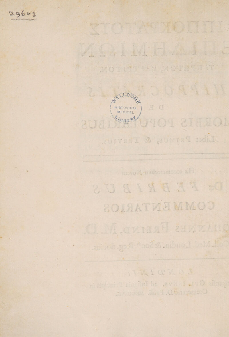 - · Λ» Vi :vL5o' historical j MEDJCAL / r ^ ^ « T »* r