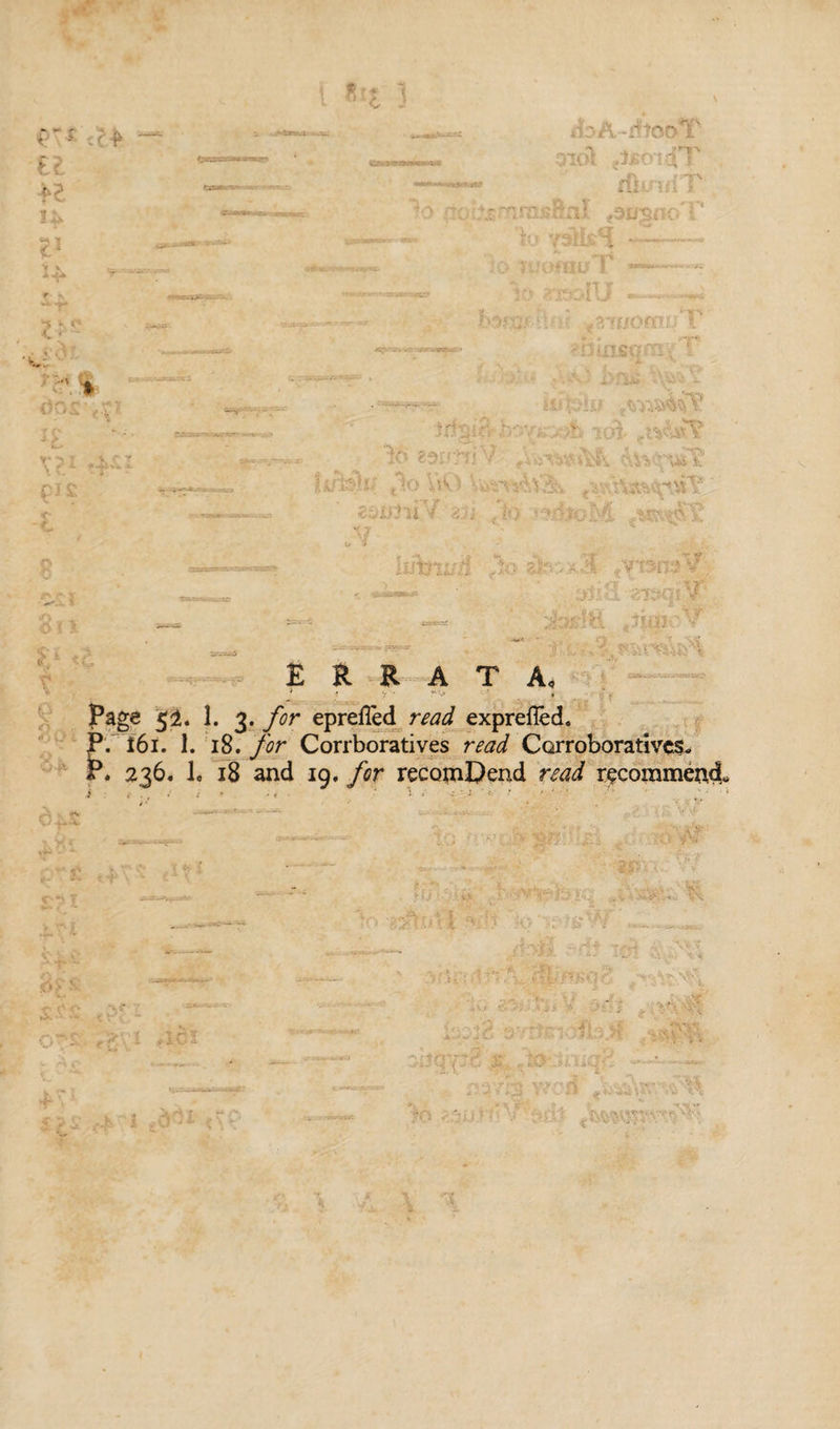 rO r\j i 4* i.1 ■\ ♦. VI c dbA-dtopT oiol eJscn4T iftimi T nnnsdnl. (9vgaorV 30 V> k> >v,-*uuT •««-*.-■« *> T IP 21931 li ———• bdi'Xi? ‘'t':? *8T|fOmp F “ >boufqn5:; r •. ,: a • bfia ^ £ k< &lw ,svsfc4\5* y-. t%r'ni '■? *0; J rl ;•. <? * £4\ v\V* ''-•M k -ns?: ;’..c '»••-•'i-. t.'AJ 4JA..' V.j^TOJZKs. (iSVxtm^ i / -S/; . to • :v:'-4 v2 .7 iiBjlI/il 3o slb:«x2C «vm»V :.^;g ;^C.?\r forffl ,?Jep-,'V ERRATA, J^ 'is f H'j ijiy-V JPage 52. 1. 3. jftr eprefled read exprefled. P. i6i. 1. 18. for Corrboratives read Corroboratives* P. 236, 1. 18 and 19. for recomDend read recommeni