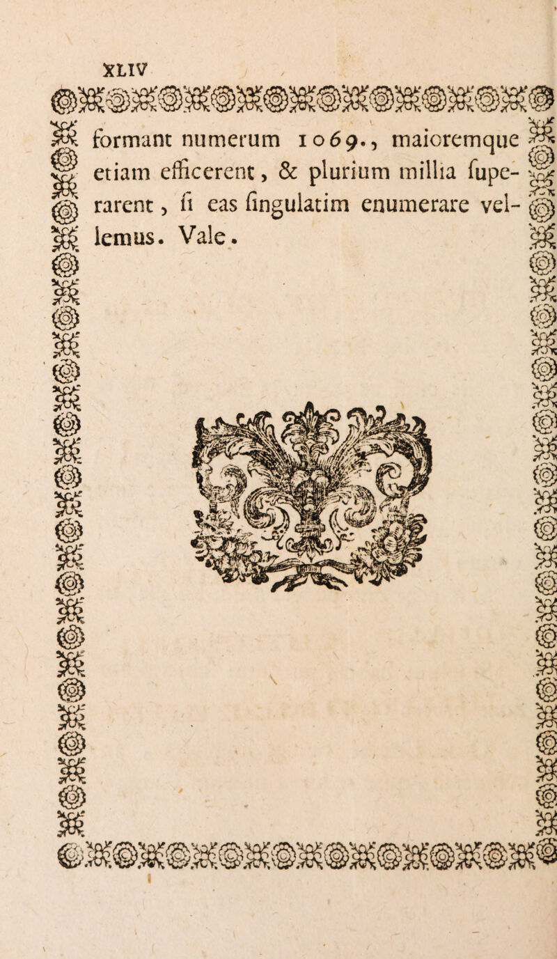 formant numerum 1069., maioremque etiam efficerent > & plurium millia fupe- |p ' rarent > fi eas Angulatim enumerare vel- & lemus. Vale. V. irj <3>. \rJ 1