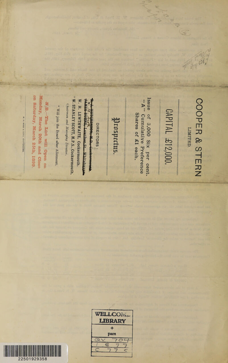 MOSS & SONS. WHITEHAVEN X Ab i i) ' /ifyR ' O t—' • fcf C-f- tr CD bd o p i-s o CTt- B CP p *SS£. V: - • '■ • CO ' » > C » CD • - V* : . i o fcs t* « ?n° sT c 3 co Bo - £ § CD CO to £ CD 2 CD TS * O CD Bd . 2 i ® O 13 Q O 3 ® £ CD ~XD te hO 3 n t*J O WELLCOIVL- LIBRARY + pam sv ~7 O L-f- 1 JS 9 ^ £L *7 7 <r 1 j 2250 COOPER & STERN