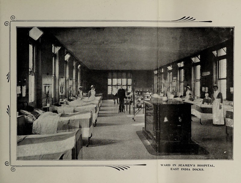 WARD IN SEAMEN’S HOSPITAL, EAST INDIA DOCKS.