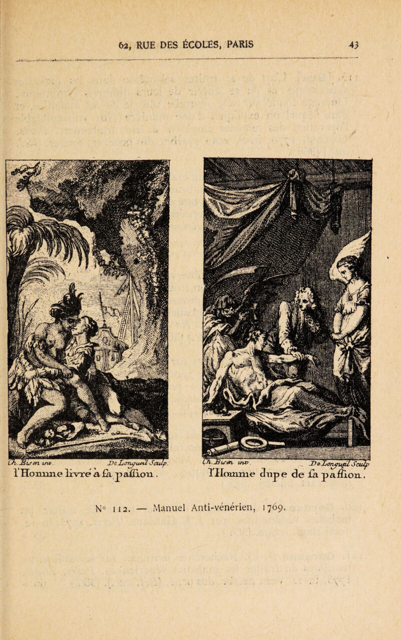 N° I 12 Manuel Anti-vénérien, 1769