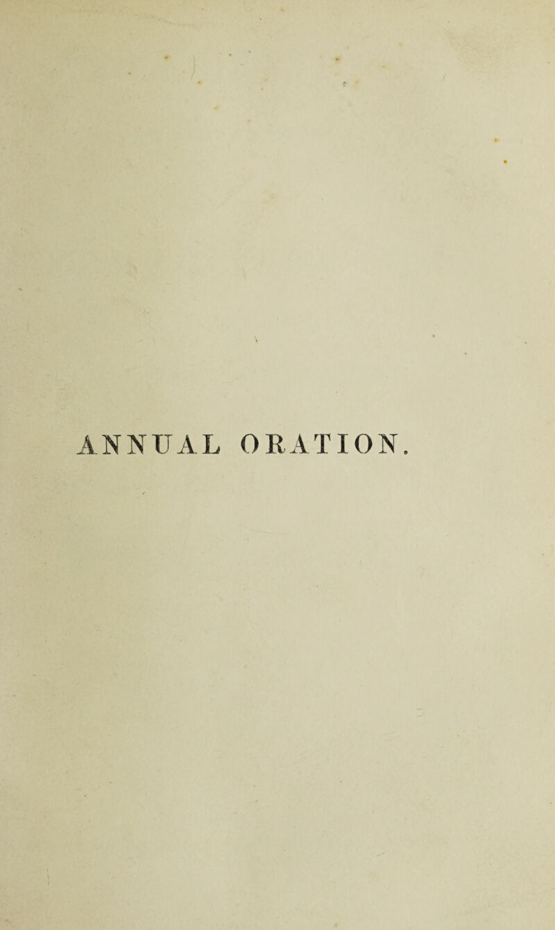 A.NNUAL 0RATION.
