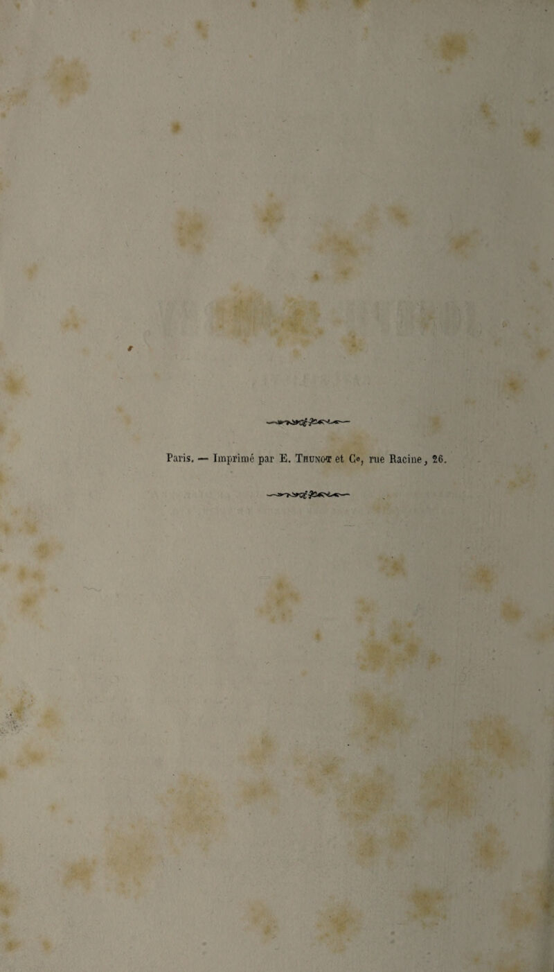 A » Paris. — Imprimé par E. Thunot et C«, rue Racine, 26. *