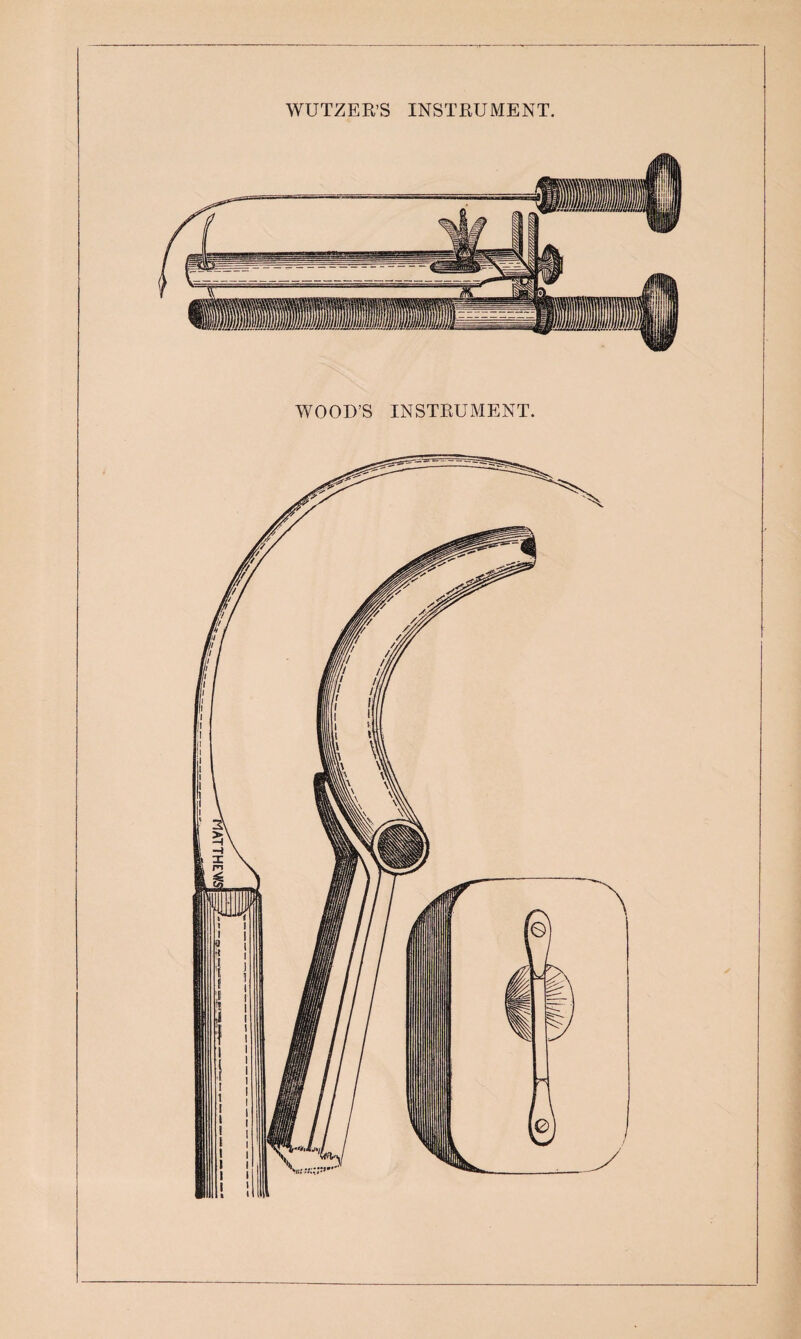 WUTZER’S INSTRUMENT. WOOD’S INSTRUMENT.