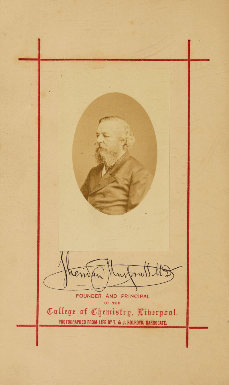 OF THE €alh$i of Cfrtmisfrtr, gtiimpool. PH0T06RSPKED FROM IIFE BY T. & J. HOLROYD, HARROGATE.