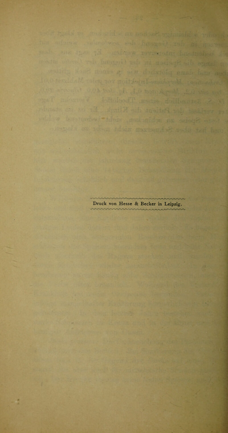 Druck von Hesse & Becker in Leipzig.