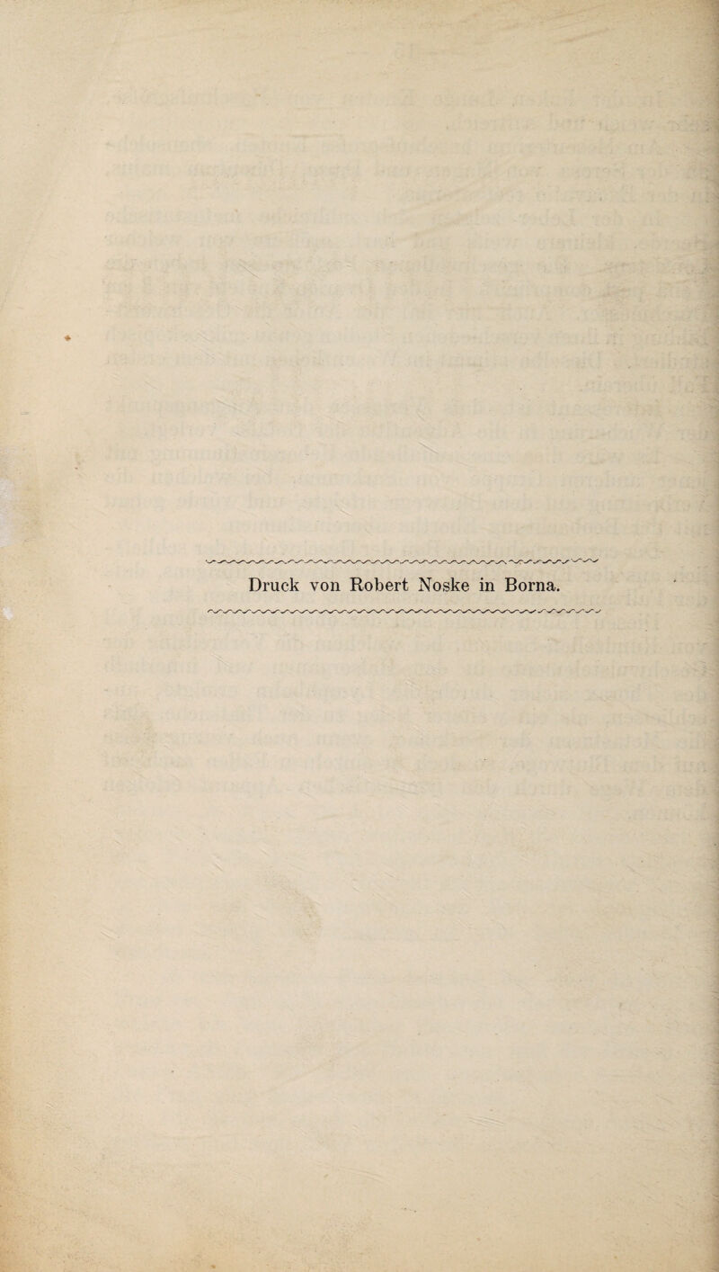 Druck von Robert Noske in Borna.
