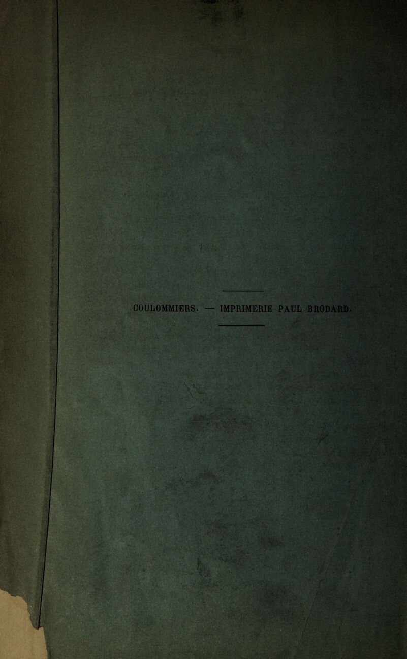 .N « * r'Tte’i S GOULOMMIERS. — IMPRIMERIE PAUL BRODARD. •A.' . : ; } • i i
