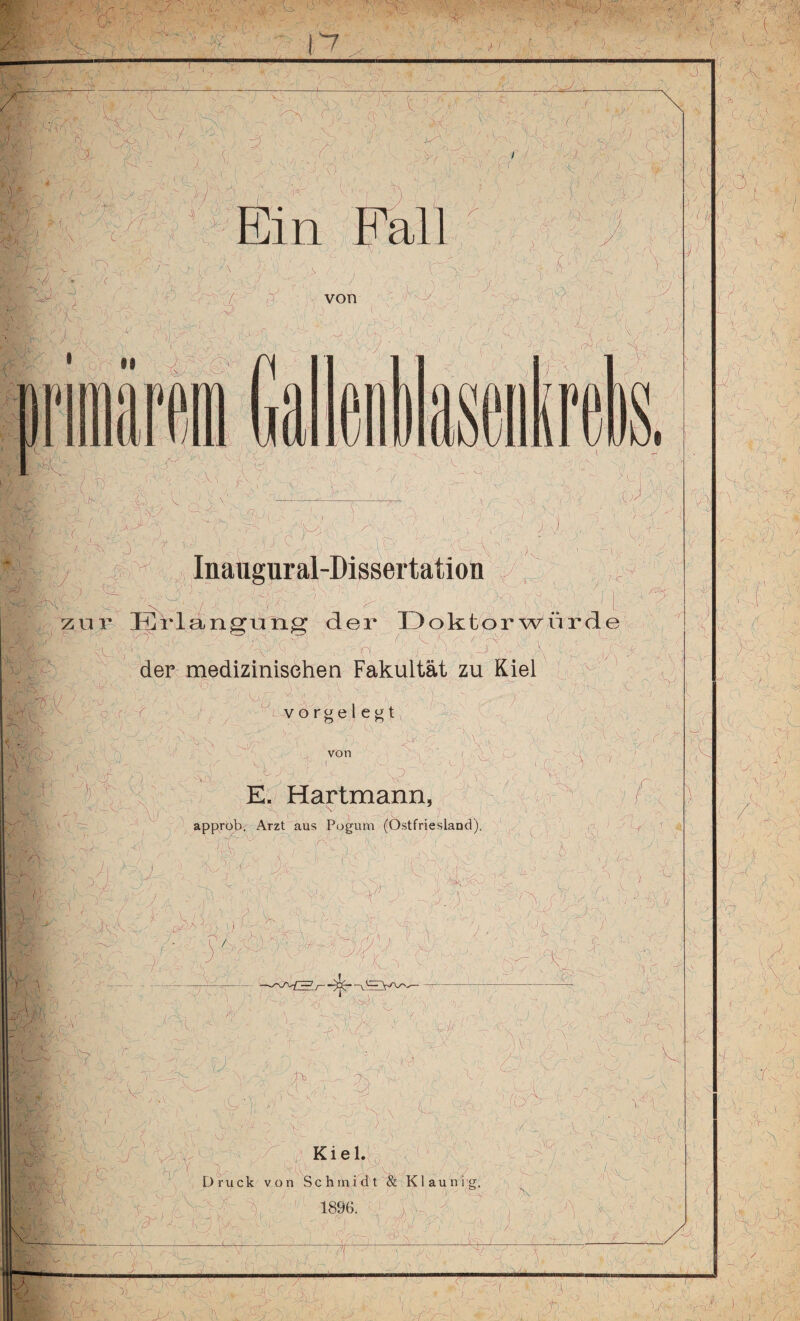 ' y /■ O^- :■ y) K ■ ^:-V .. ^'':. sl 3- 1 f ^ L ■# .'■.' ''■Vi. - I- ■A. 'e- . ; / / '} ^ r . \i \::y ' y •^ '-/T ^y. ..yA'' j; Inaugural-Dissertation ■*y. ■ j ■'' y i\ r y > ■; a n g u n g d e r Dok t^ö r w n r d e V n , %i i 'x ^ ■ -'0 jy- '.- y' ;■; ,.1/^'^- K) \^' ^,y .y xy yyÄX'X ? EJ^Hartmann, A ' '' {  ^\jJ '■ • 'V ^ ' '' )) , ^' X ■ J ' ' '-' ^ j \ apprö^W Arzt aus Pogum (Ostfrieslaud). y j ^ r ■ i7 )X ' -X X i., ■:a ..'i^ ■ ' '' CUXv^ Xy. t y : u y., ■ X t / , ■ ' •A«' .y ' V X^y i ' , i s J'X.y ■“ H- -' \' ■ ■'yx W'  -./xyH x^ ;yi-r¥! '\xy r:. i.': ■. '/'rXi X-x X;Xi X'Xw>-xy X'X ' - .Xi - ■'; V) \ : i ( '' r ,