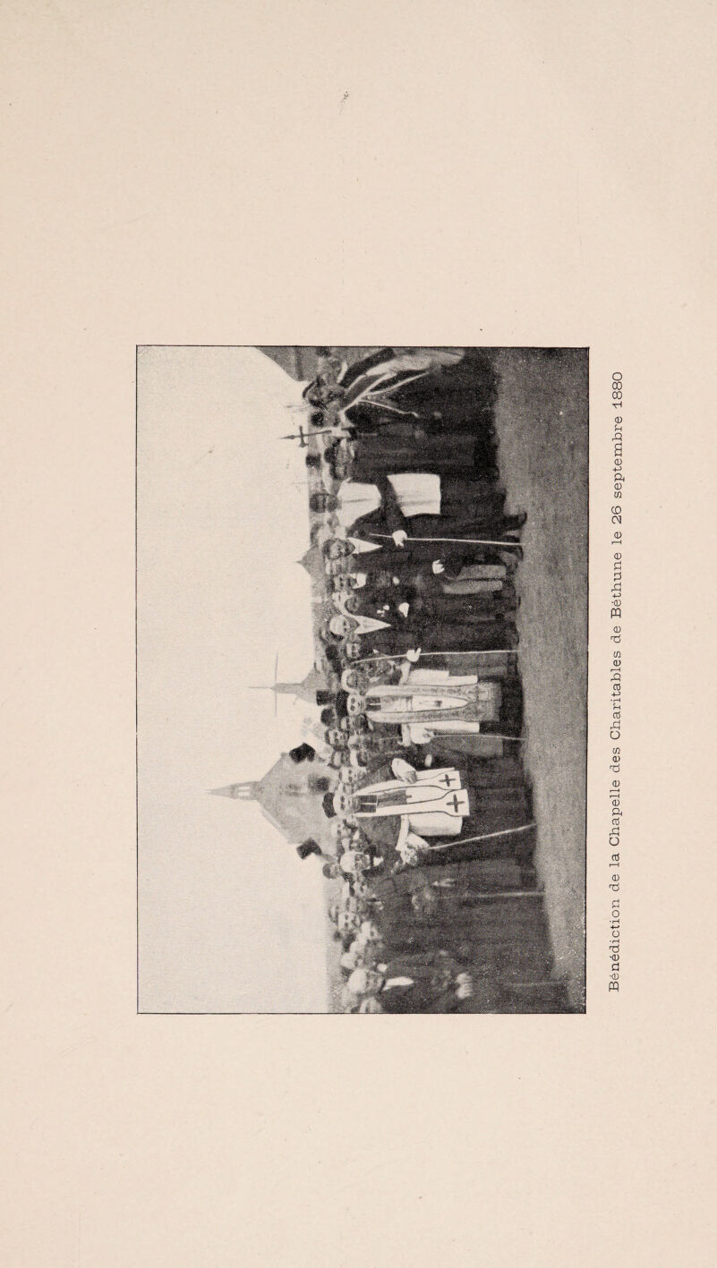 Bénédiction de la Chapelle des Charitables de Béthune le 26 septembre 1880