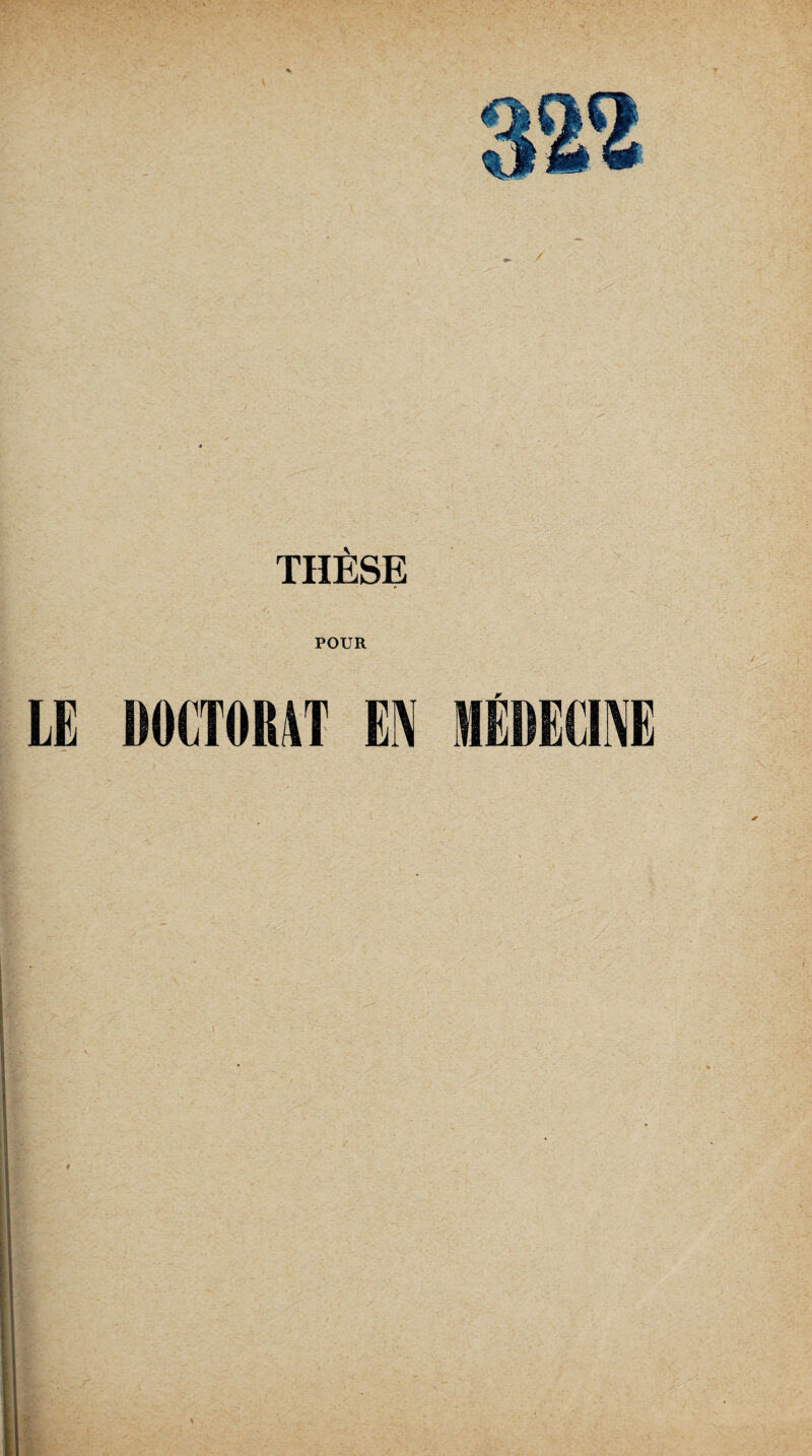 THÈSE POUR