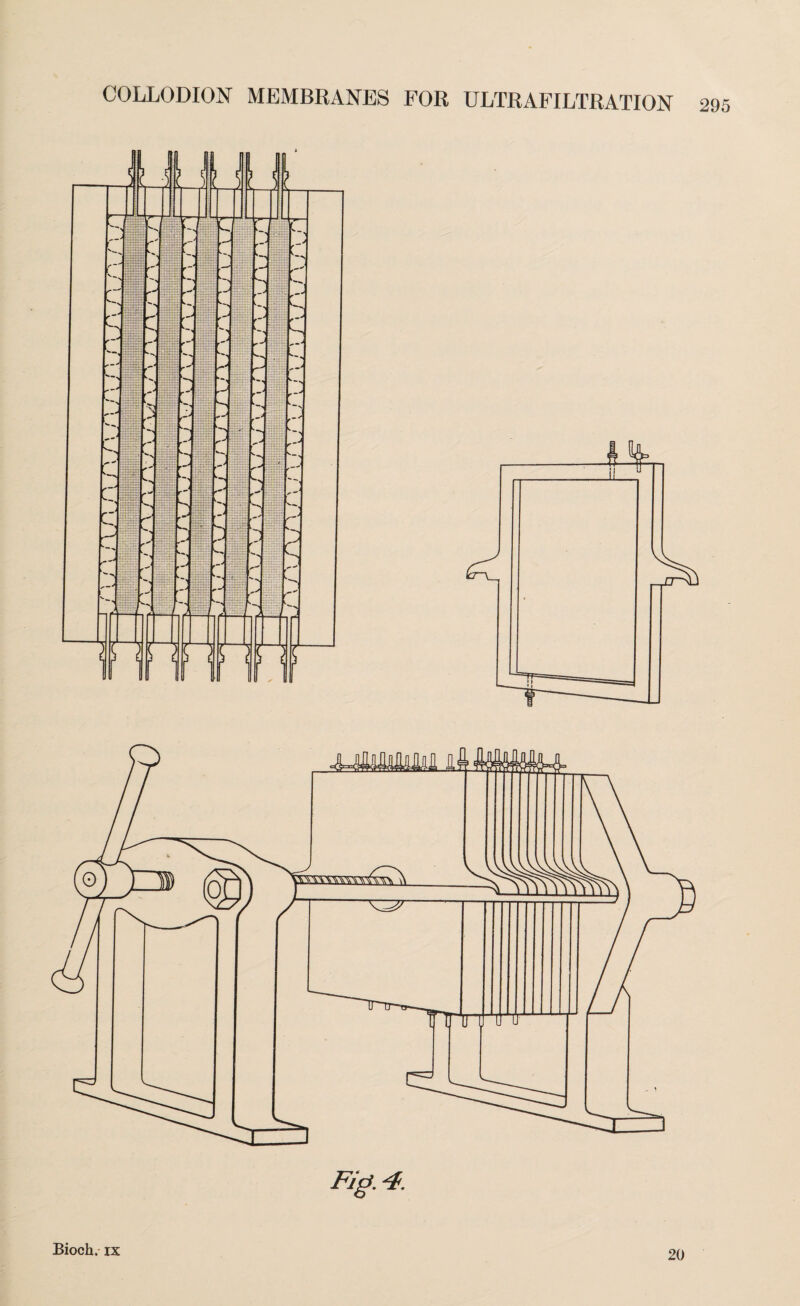 COLLODION MEMBRANES FOR Bioch.ix 20