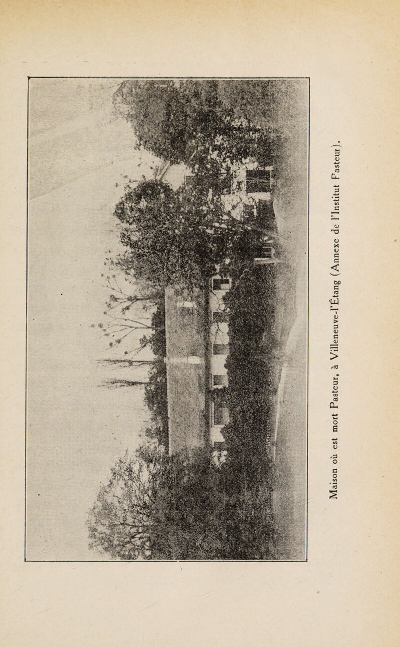 Maison où est mort Pasteur, à Villeneuve-l’Étang (Annexe de l’Institut Pasteur).