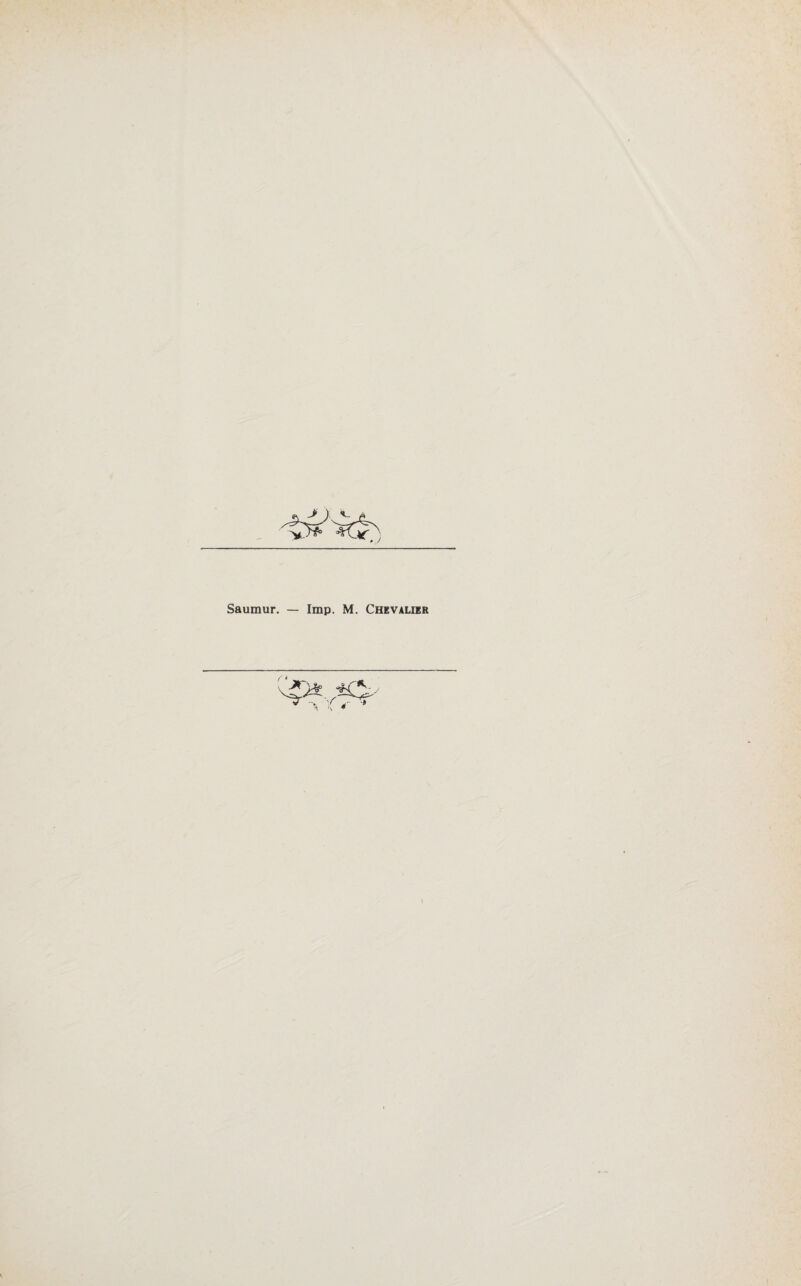 Saumur. — lmp. M. Chevalier * \ ( 4 *