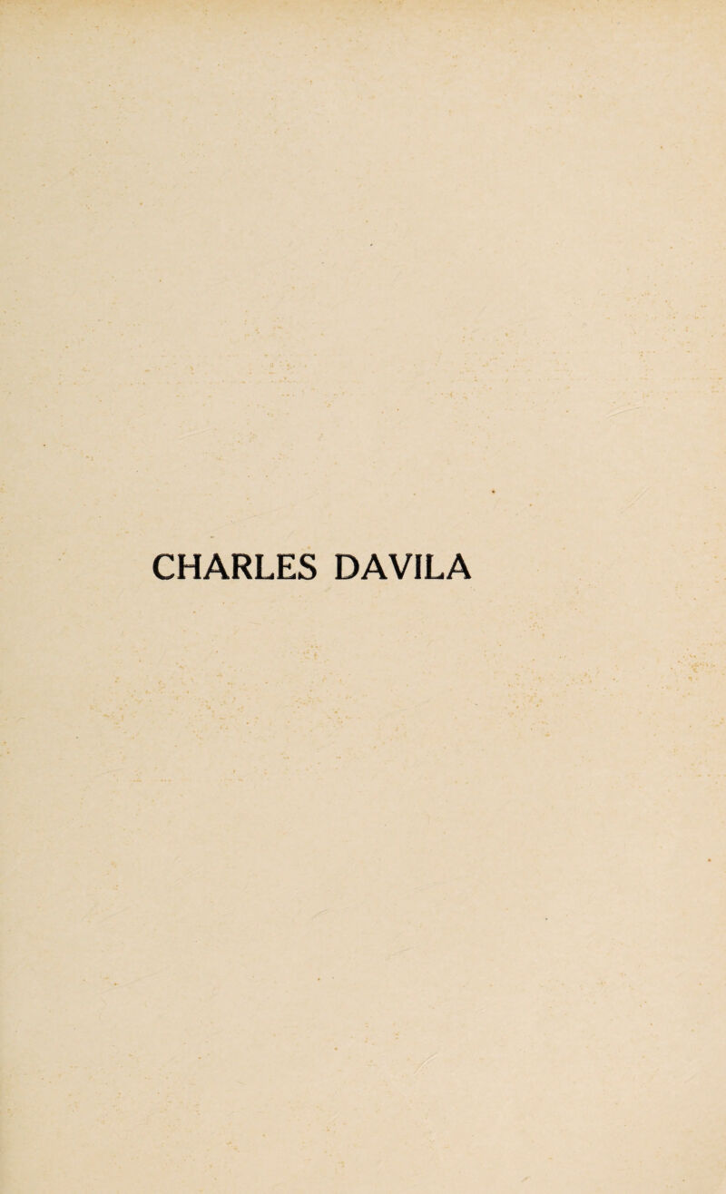 CHARLES DAVILA