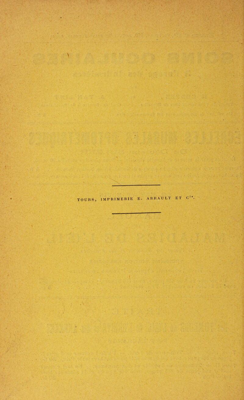 \ .1 ^ v -1 ^ ■< • ' •) ; ' t .V /V ! 'i • , TOURS, IMPRIMERIE E. ARRÂULT ET G* . ■ .V