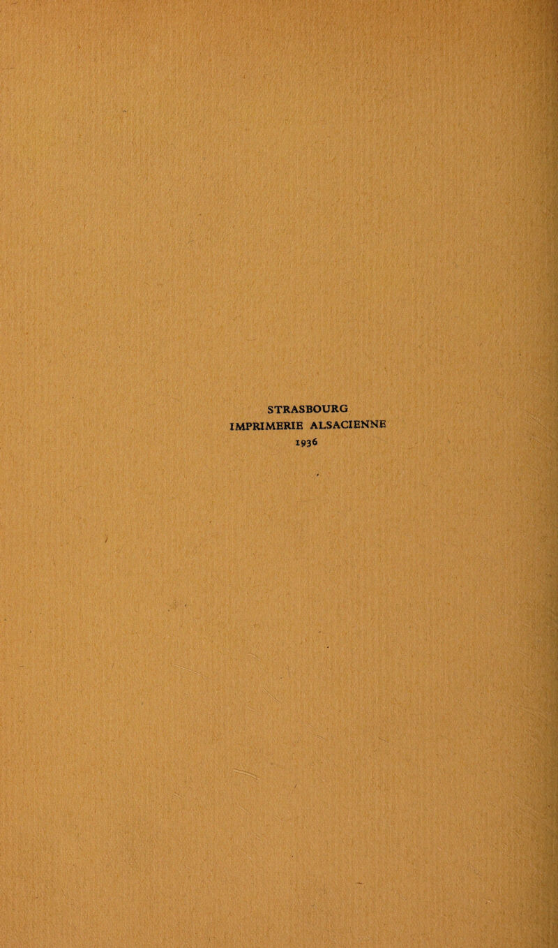 STRASBOURG IMPRIMERIE ALSACIENNE
