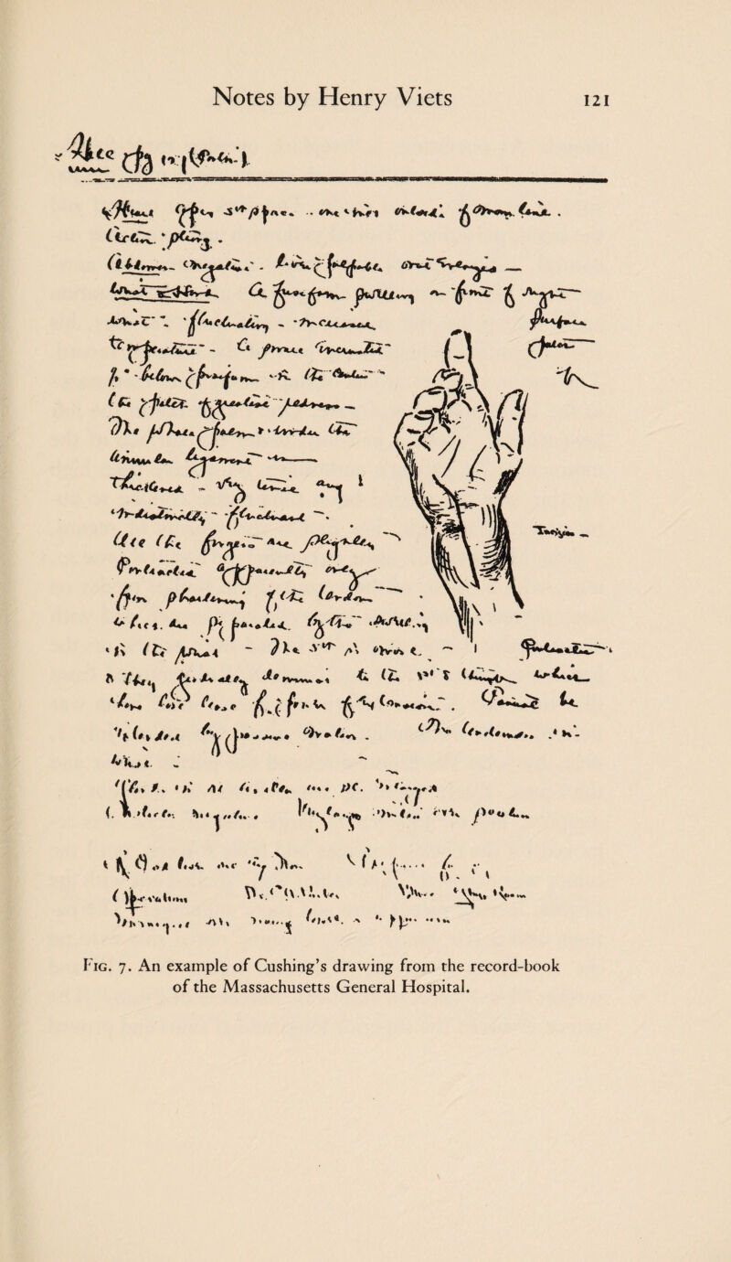 -• ^fvft ^• tCdTCi^^. * 4»?*^ Kr^4V»-<^ ^ pu/xaw^ ^ ^ - ’^* fy^TKA^t. ^ * ' ^4wv »>w. '-J^ ^hU4^' C A ^'p44£f, yjeJLy^^ ^ (■tdt ((if. ^>^*J~''*<<. ^yvfA9.eU^ •^<»V f/^ ^ (it A. (^^(^~ii *^*^<^.v * ^ti' yUxA4 ~ ''*^ /»' *>v«^ ^ ft ‘/i#*| f »Vwto ••4 t (Zi V ^ ▼*« 4|  ^*’>v /v*( /*'’*^ ^’’►'M4f»^r > / 7> C^. ’A (}“•' • •• /-« •\ . (a .*H- »».*r ^ 'r/5»/. */.' /I/ A, 4ft#*. fiA pc. '*»*^^j*A (. W.»f«i'/»•, h«<.|/«/«..« ^^*'S^***!f* •’>»-^4.. 1^ ^ €>4 ft ( )|^ V«4t»»H4 ^ # fk A ^ A gV. «'*t' **^ ^\4%» '/fi A n« <1 . « 4 > ■* ^ ^ A ‘ (’•••' • (>• •• V^v.^ (\Am,v<’\ N,Hv. * *'*v** ^#»»'*. ** * 0t A » t •• % •« Fig. 7. An example of Cushing’s drawing from the record-book