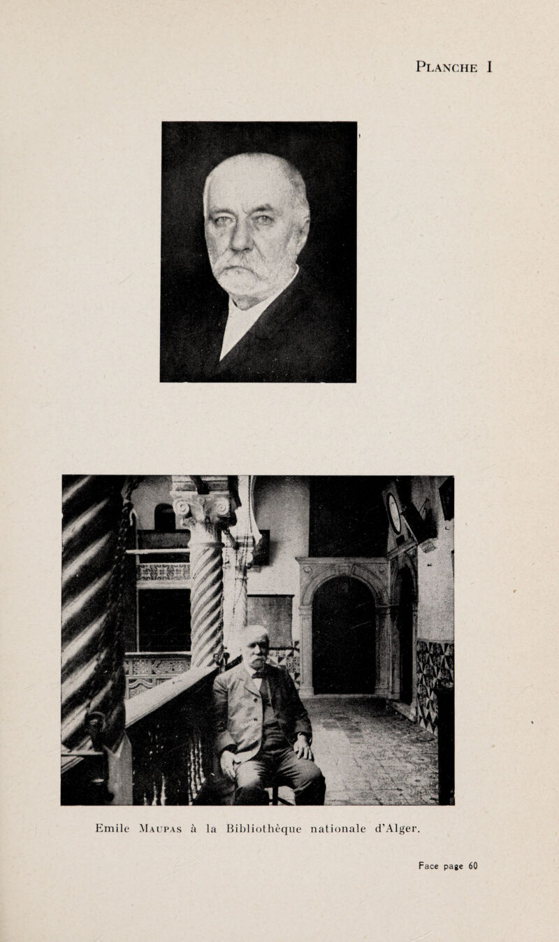 Emile Maupas à la Bibliothèque nationale d’Alger.