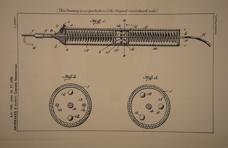 hisDrawniq is areproduction ot the OrujmaL onycorcdiuxxi scale] X Mad by&Sona, Photo-litho.