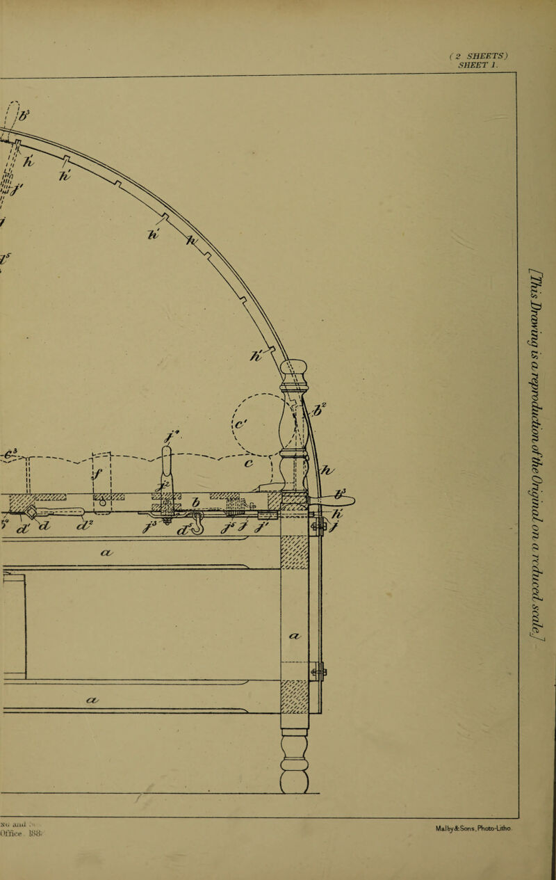 (2 SHEETS) SHEET 1. Nt; aiuJ Office LSy > M al by <fc Son s. Ph oto-Litho