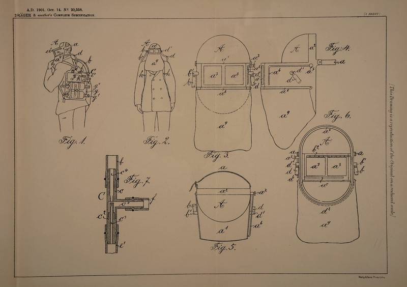 A.D. 1901. Oct. 14. N.°. 20,558. DKAGrER & another's Complete Specification. (l SHEET) Mai by <5cSons. Photo-LtSo. This Draninq ts a reproduction,of the Oriqmal onci reduced scale]