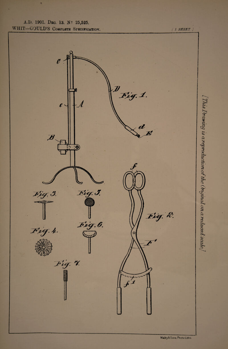 ( 1 SHEET A.I). 1901. Dec. 13. N» 25,525. W HIT—GOULD'S Complete Specification. r ■—1 1 - -1, - - __ MaJby&Sons, Pboto-L«tho.