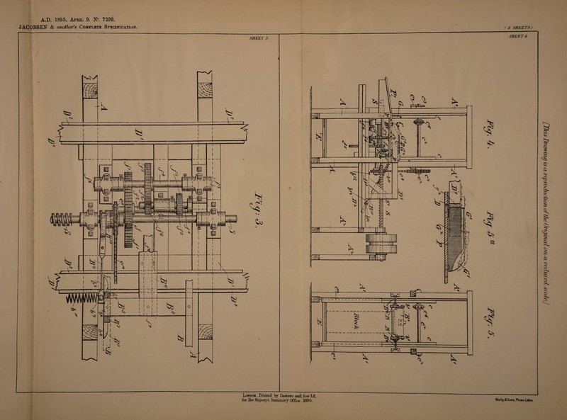 JACOBSEN & another's Complete Specification. SHEET 3. KM is X rN t 5 SHEETS) SHEET4 s ft r. ' M + —J *■ ' - __ _ & Ju g & 1 1 1 ^ a s- t* ! 12- i i i J * Sri AX a k k IS London. .Printed by Dabling and. Son Ld. far Her Majestjs Stationery Office . 189 5. Mai by&Sons, PVioto-Ljtho. S?7 g I, <1 ss- £ I <3 rs :> a- I a $ 1 £ I* I Ce £*