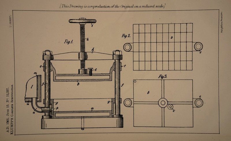 o s^s IK This Drawing is a reprodu/diori-of the Original on a reduced scaleJ ZZZZZZZZZZZZZZZZ. 7ZZZZZZZZZL }zZZZZZZZZZZZZZ22pZZZZZZZZZZZZZZZZZZZZZZ a- Fig.Z. • ' * • Fig3. o --Cr - .. ^ -S •« i Malby&Sons, PhotQ'Utho.