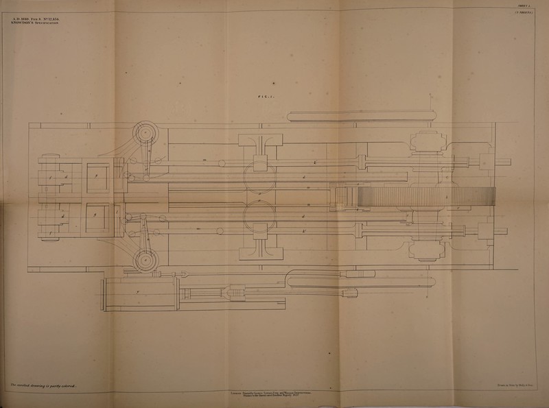 ------- (3 SB EE TS) A.D. 1849. Feb.6. N? 12,454. SNOWDON’S Specification.